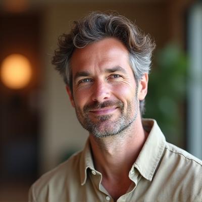 Portrait de Marc, instructeur de méditation et ancien cadre